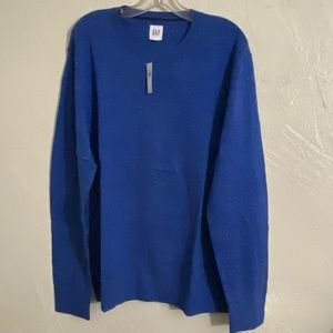 GAP Factory Blue Crewneck Sweater